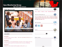 Tablet Screenshot of ijawmonitor.org